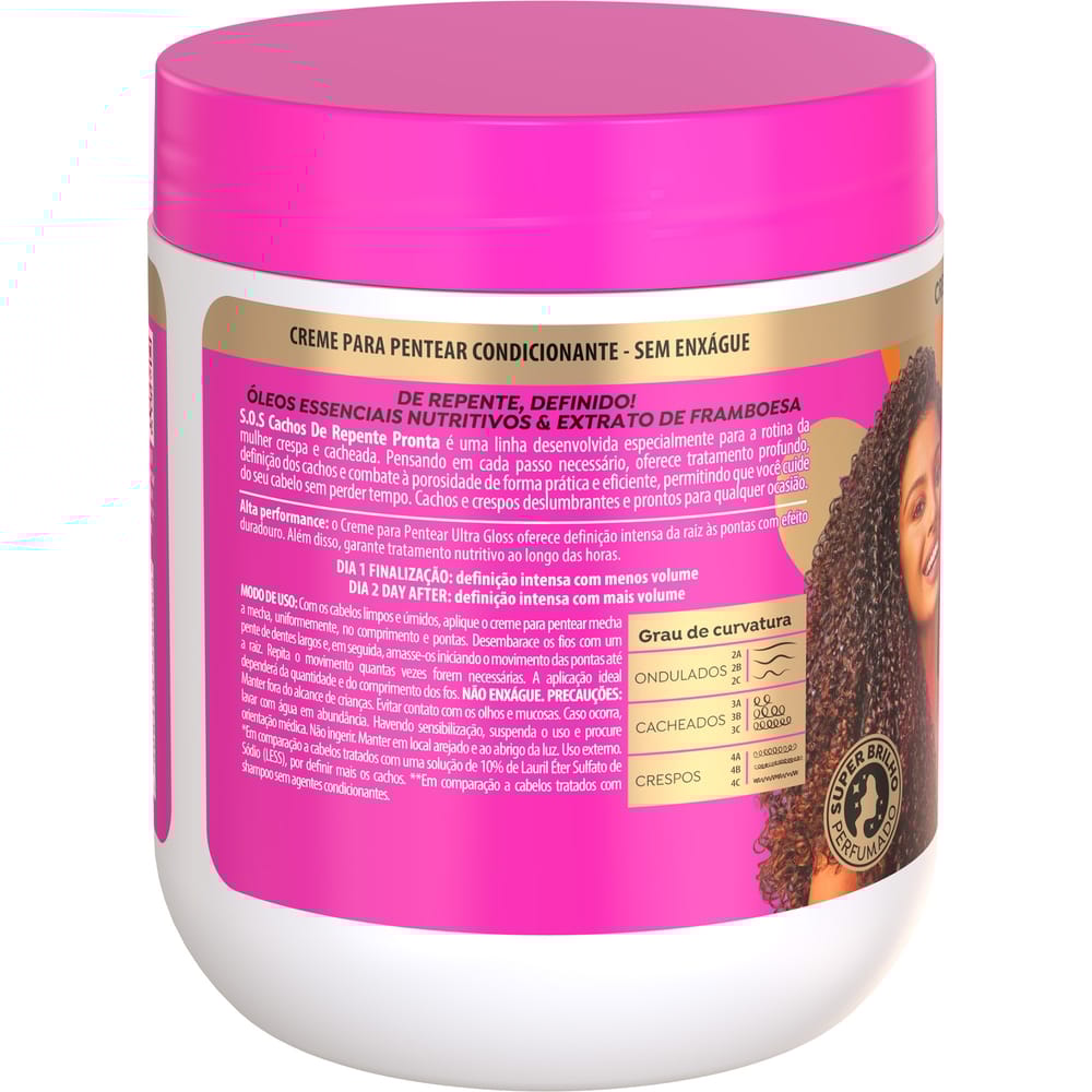 Crème coiffante fluide SOS Boucles De Repente Pronta