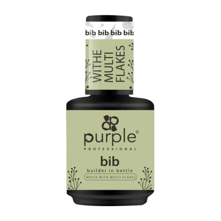 BIB - Builder In Bottle White With Multi Flakes - P294