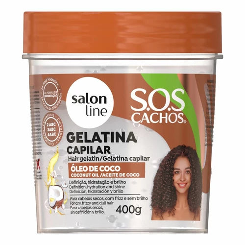 Salon Line SOS Boucles - Gelée Capillaire à l’Huile de Coco