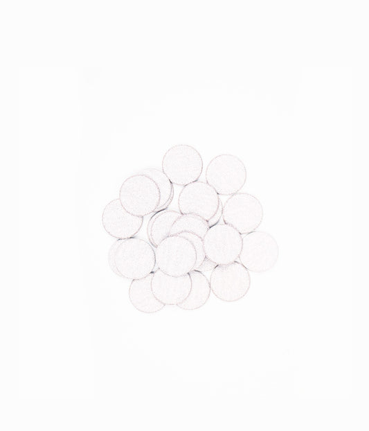 Recharges disques abrasifs 15 mm pour pédicure - Grain 150 (50 pcs) - P3053