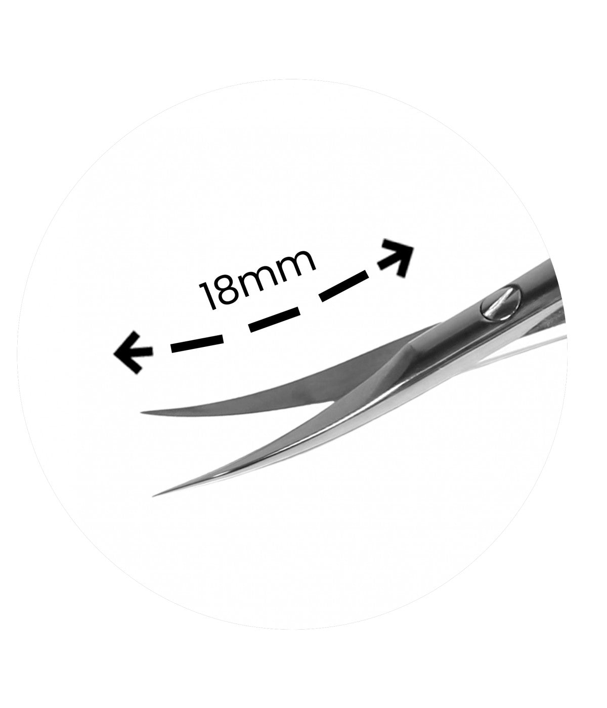 Premium micro ciseaux cuticules 006 119mm - P5016