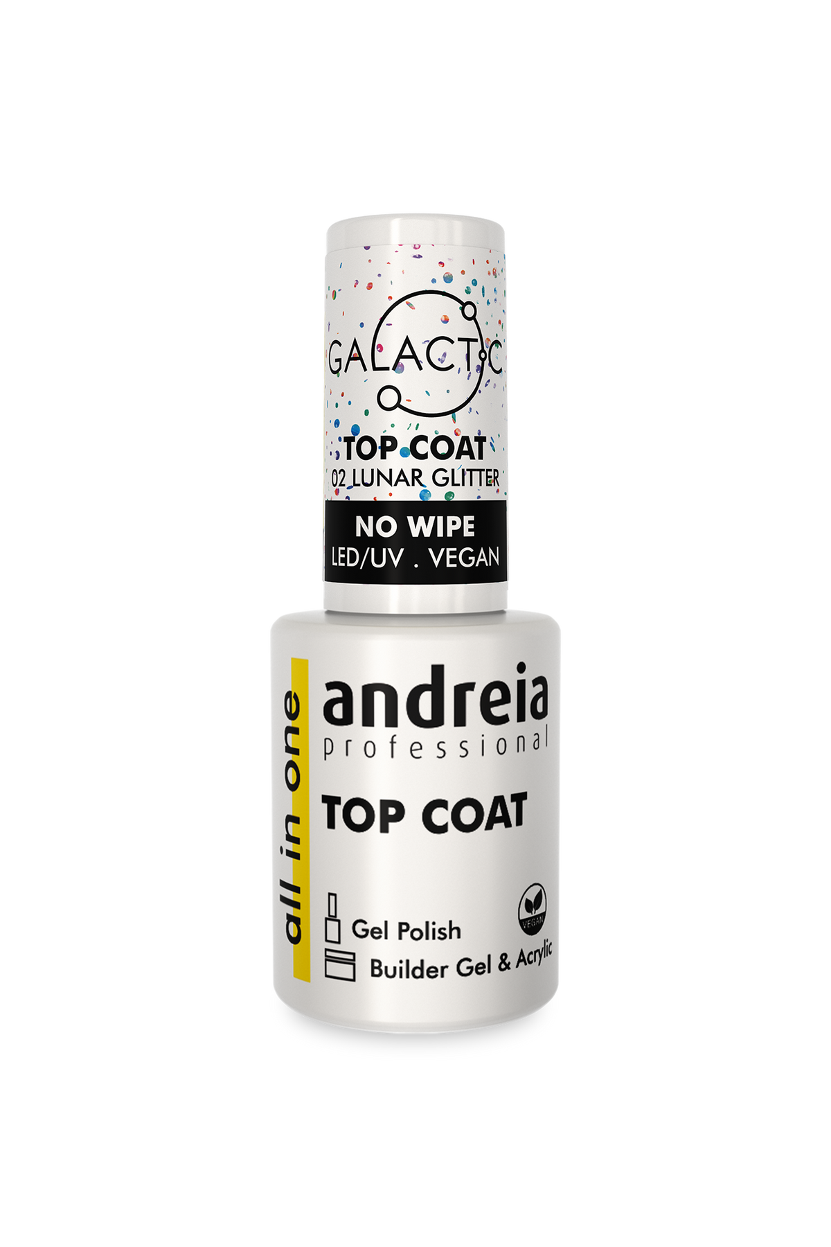 All In One Galactic Top Coat - 01 Stardust Glitter