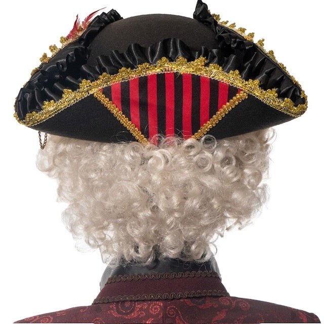 Chapeau Tricorne de Pirate de Luxe pour Femme