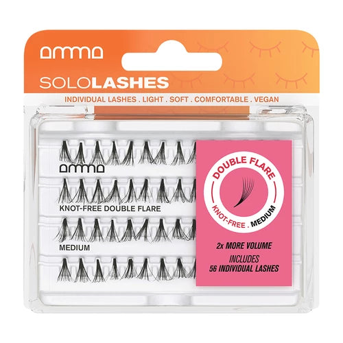 Amma Sololashes - Faux Cils Sans Noeud Double Flare M