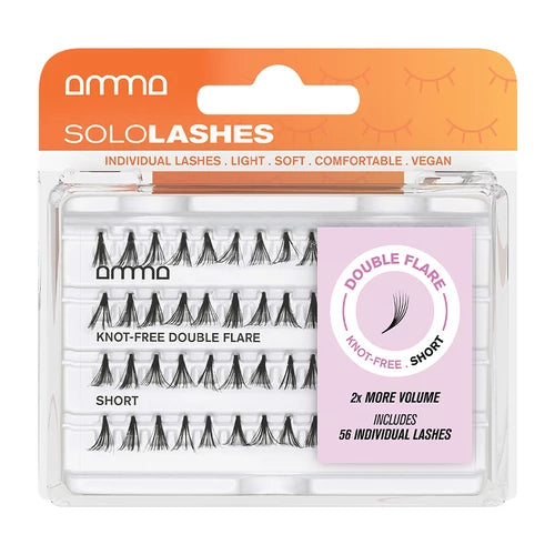 Amma Sololashes - Faux Cils Sans Noeud Double Flare S
