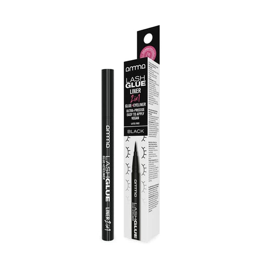 Amma Lash - Colle Et Eyeliner 2 En 1 Pour Faux Cils
