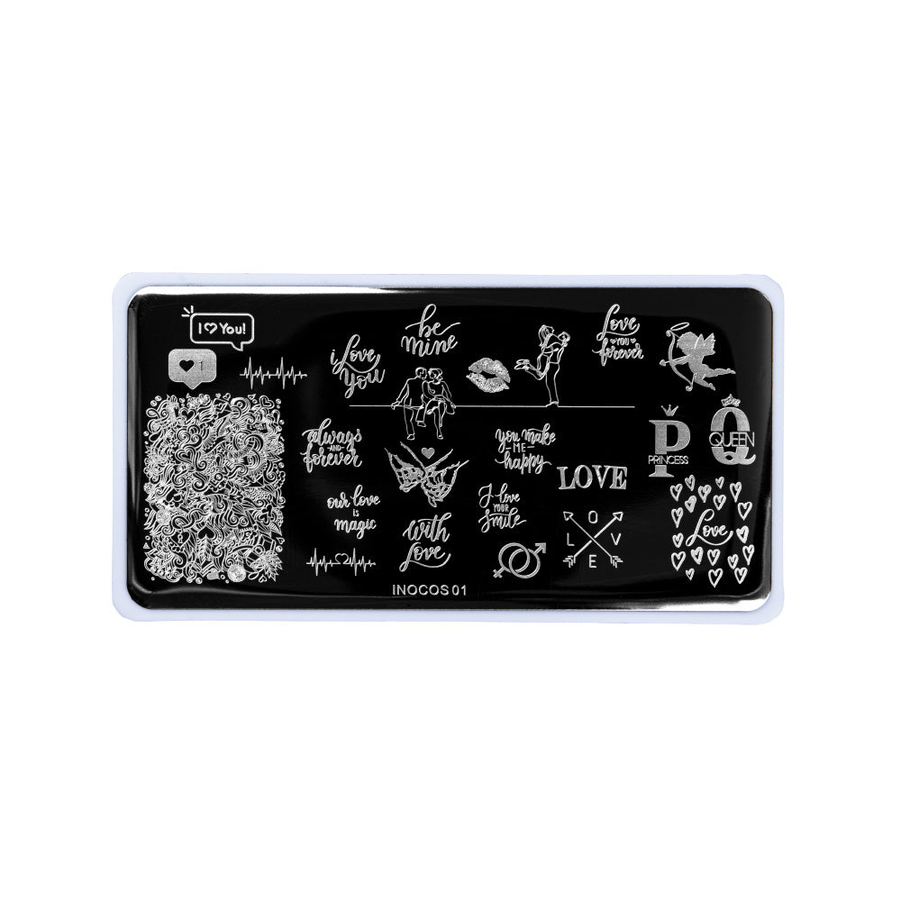 PLAQUE À STAMPING INOCOS 01 LOVE
