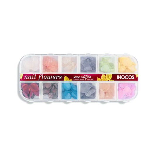FLEURS SÉCHÉES POUR ONGLES INOCOS NATURA LOVERS WINE EDITION