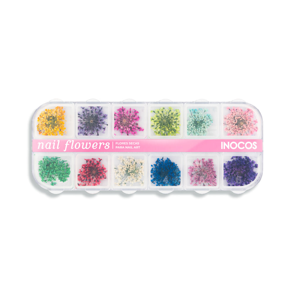 FLEURS SÉCHÉES POUR ONGLES COLLECTION INOCOS FLORA