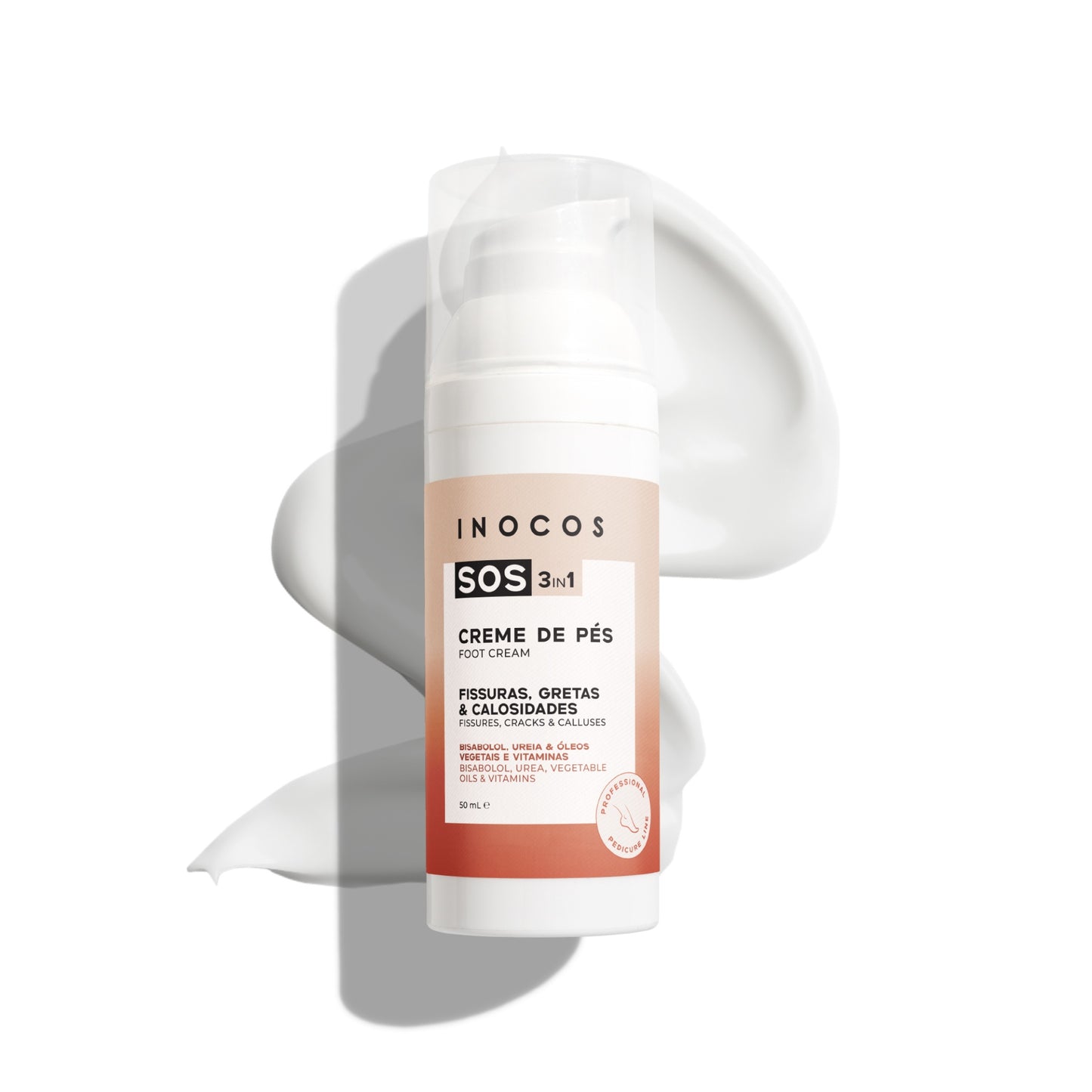 CRÈME POUR LES PIEDS SOS 3 EN 1  INOCOS 50 ML