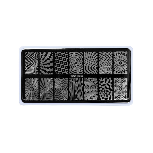 PLAQUE À STAMPING INOCOS 02 RÉTRO