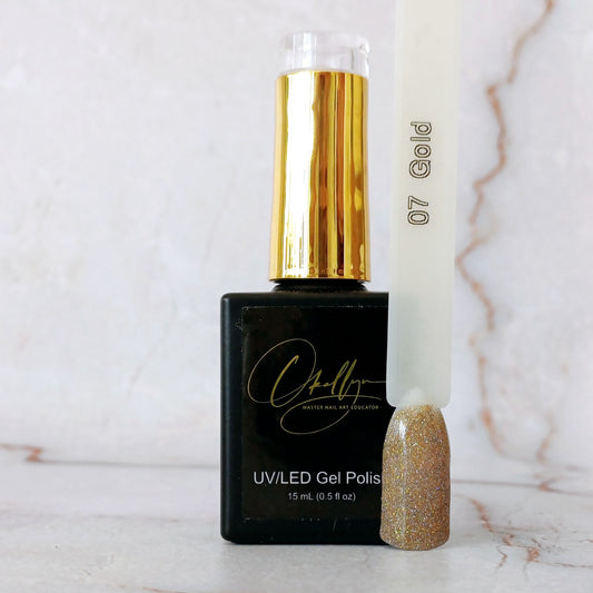 Gel polish Reflective Gold # 16