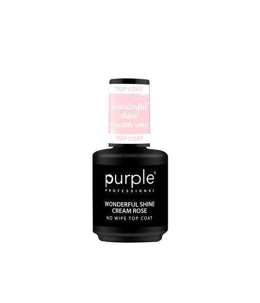 Top Coat Wonderful Shine Cream Rose No Wipe - P463