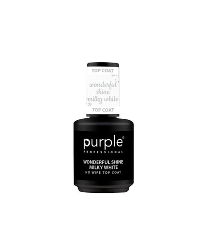 Top Coat Wonderful Shine Milky White No Wipe - P464