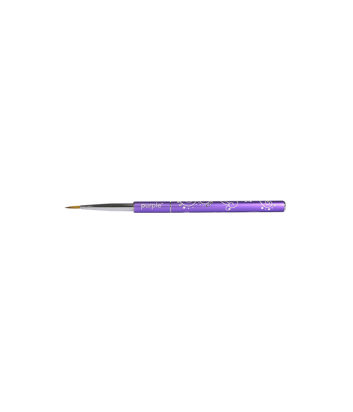 Pinceau Shadows Nail Art Nylon 2mm/11mm (poignée métallique) - P774