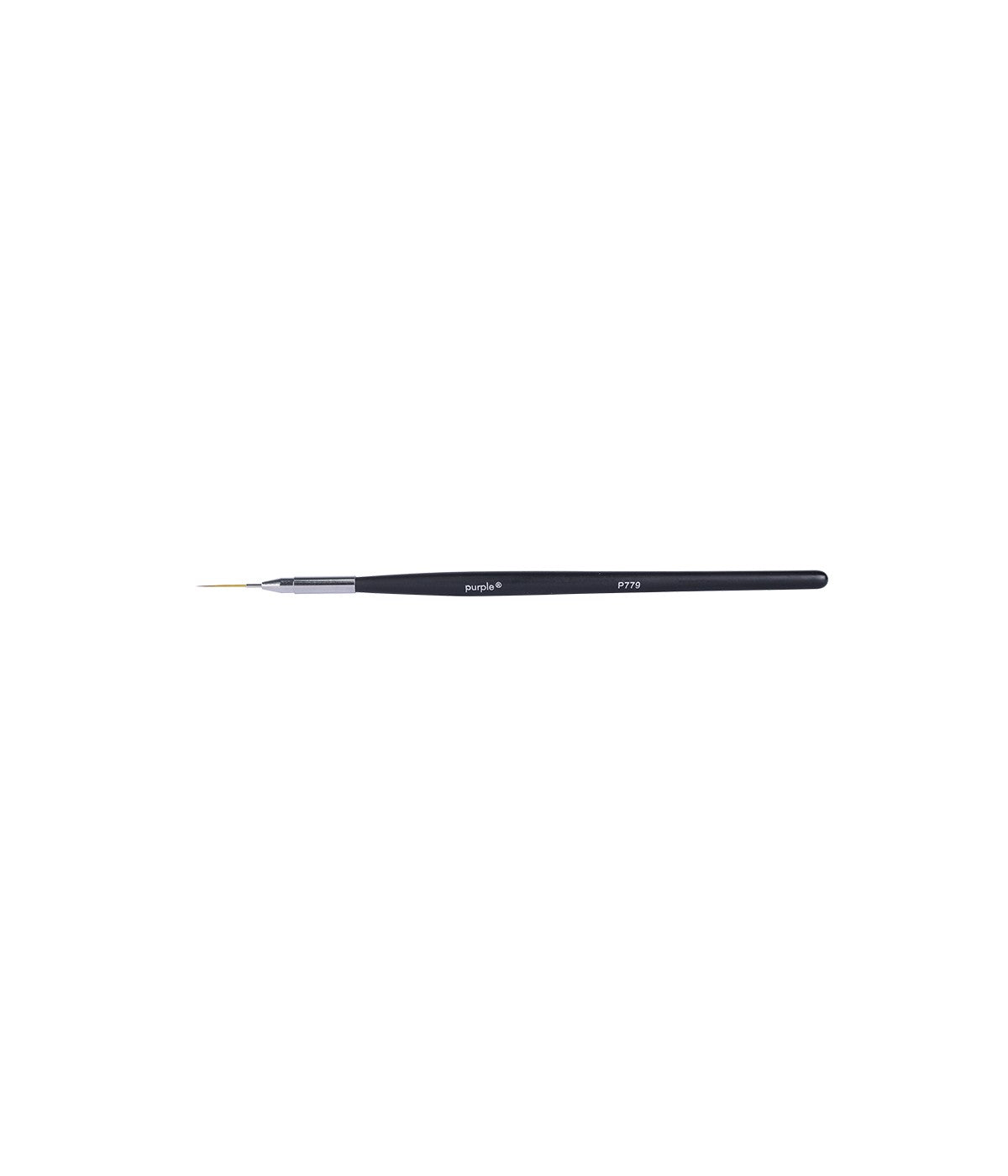 Pinceau traits fins Nail Art Nylon 12mm (poignée en bois) - P779