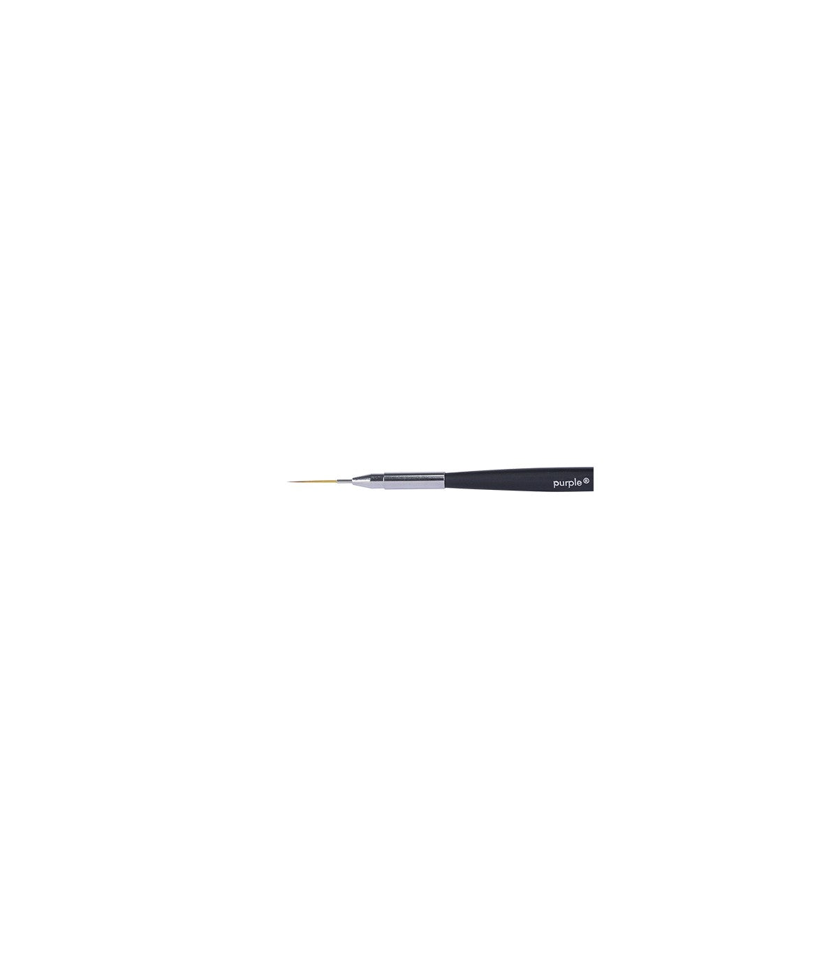 Pinceau traits fins Nail Art Nylon 12mm (poignée en bois) - P779
