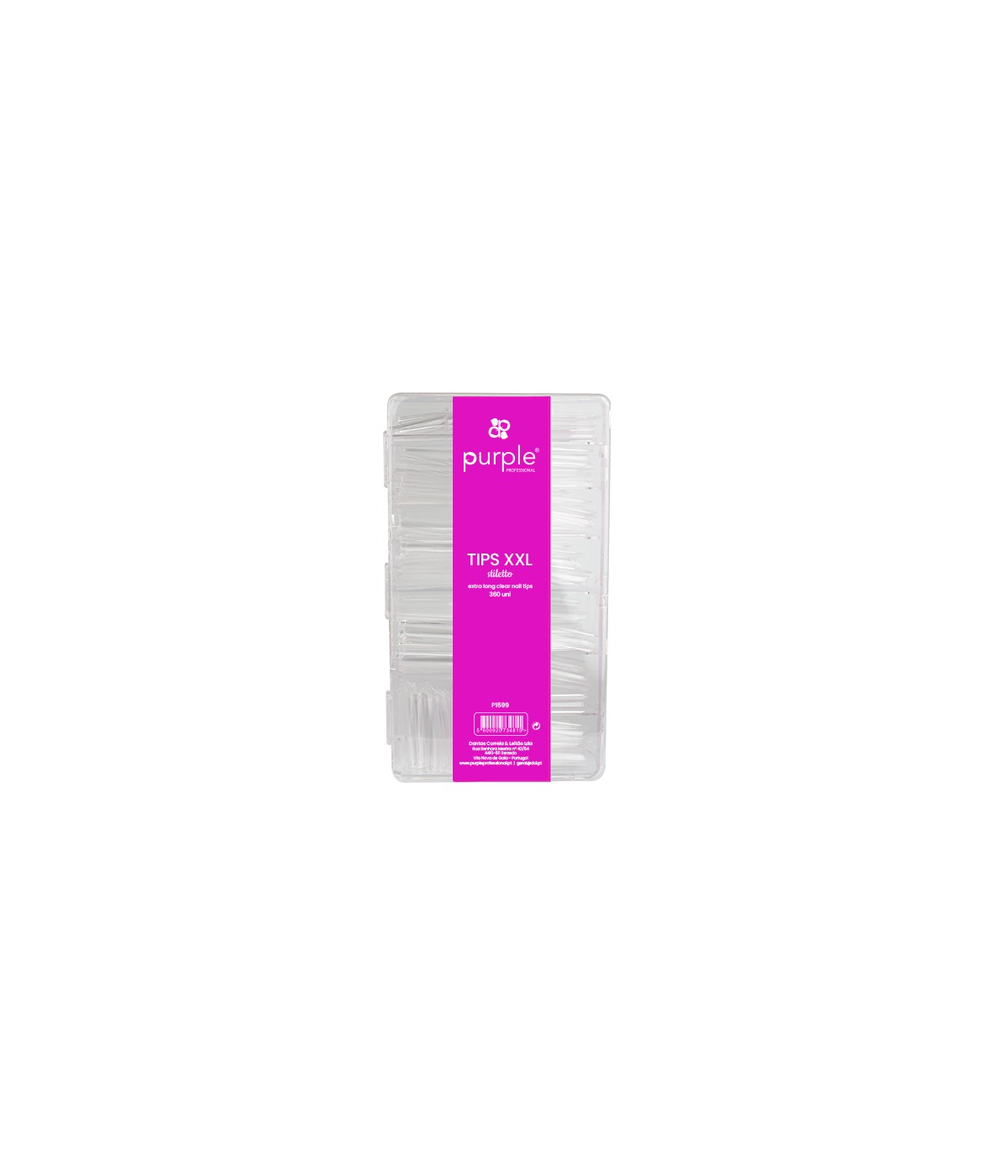 Capsules - Extra Long Stiletto Clear (360unit) - P1599