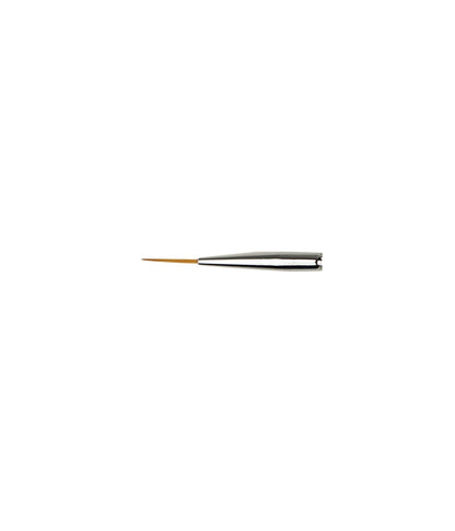 Pinceau Nail Art Nylon #000 (poignée en bois) - P754
