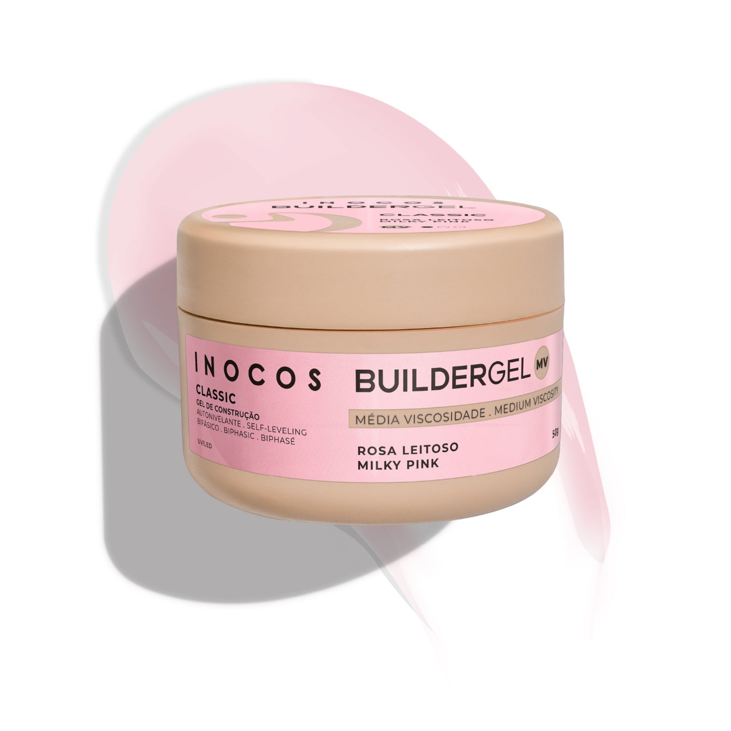BUILDER GEL CLASSIC  MILKY PINK VISCOSITÉ MOYENNE 50GR