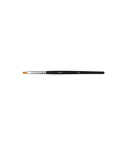 Pinceau Gel Nylon #4 plat (poignée en bois) - P757