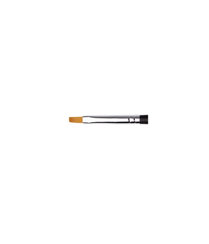 Pinceau Gel Nylon #4 plat (poignée en bois) - P757