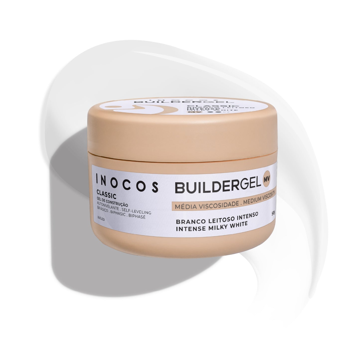 BUILDER GEL CLASSIC INTENSE MILKY WHITE VISCOSITÉ MOYENNE 50GR
