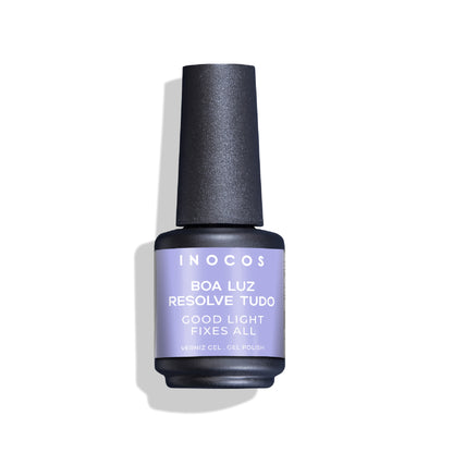 Vernis gel INOCOS "Boa Luz Resolve Tudo" - 15ml