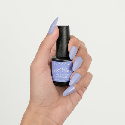 Vernis gel INOCOS "Boa Luz Resolve Tudo" - 15ml
