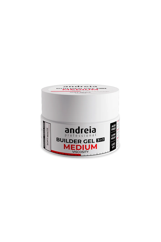 Builder Gel Medium Viscosity - Soft White