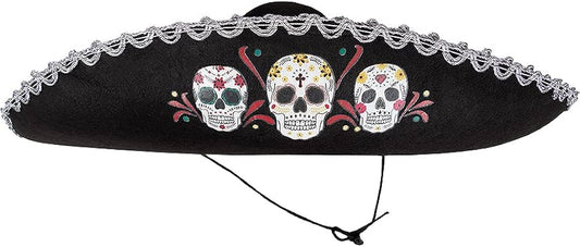 Sombrero avec têtes de mort