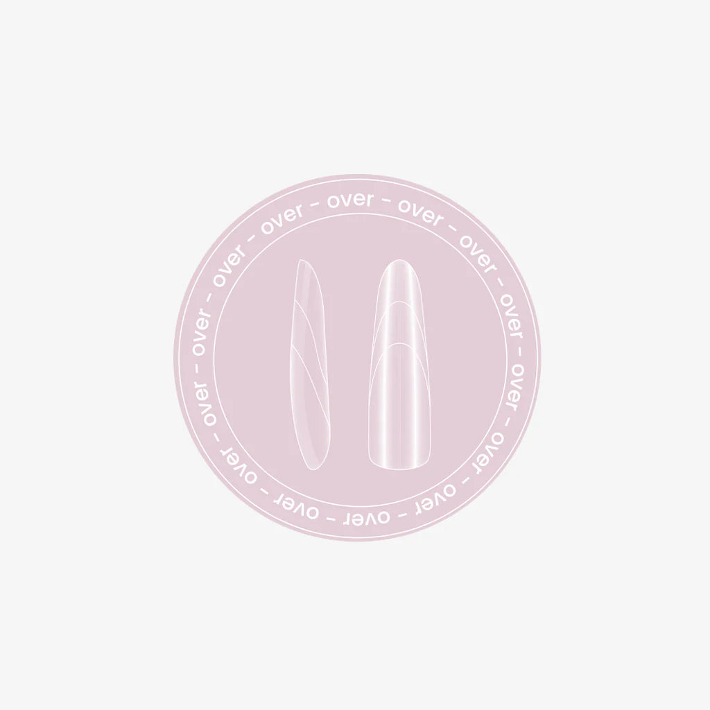 Capsules - Dual Forms F1 Sandwich Almond Nail Tips - P1668