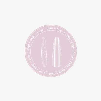 Capsules - Dual Forms F1 Sandwich Almond Nail Tips - P1668
