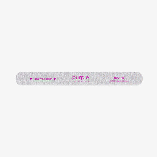 Limes - Nail File Thin Straight 100/180 Japanese Paper (10 pièces) - P3119