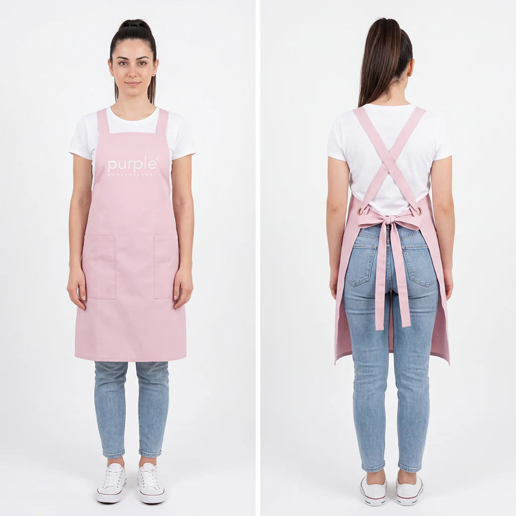 Tablier - Apron Luxury purple professionnel - modèle 2 - P3122