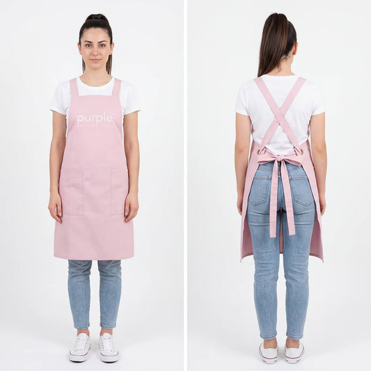 Tablier - Apron Luxury purple professionnel - modèle 2 - P3122