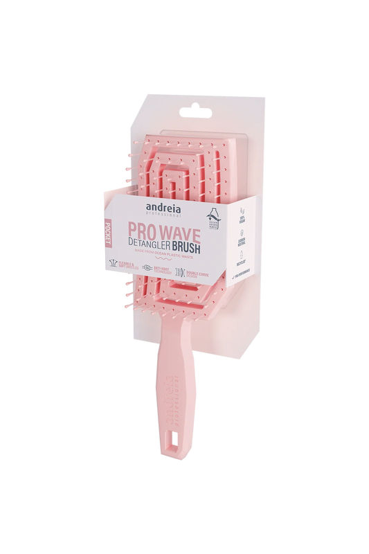 PRO WAVE DETANGLER BRUSH POCKET - PINK