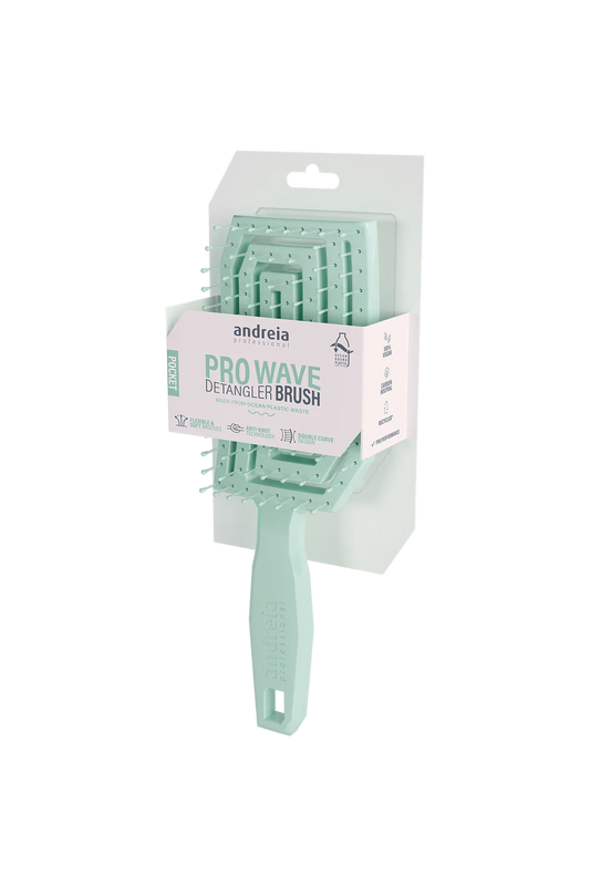 PRO WAVE DETANGLER BRUSH POCKET – GREEN