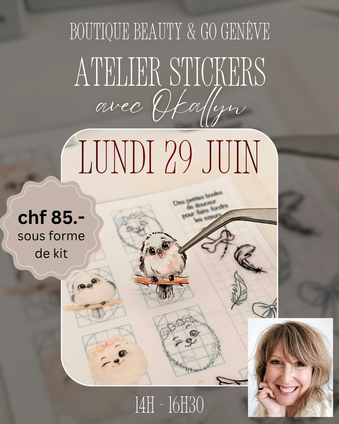 Workshop - Atelier stickers - Okallyn