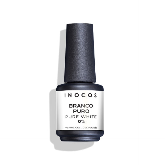 Vernis gel INOCOS "Branco Puro 0%" - 15ml