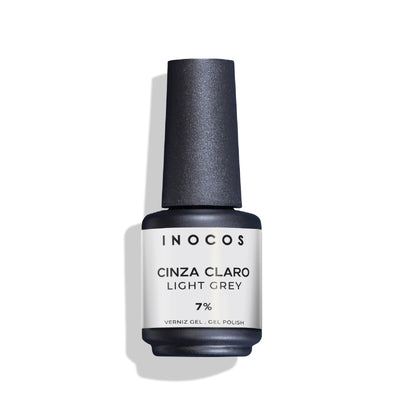 Vernis gel INOCOS "Cinza Claro 7%" - 15ml