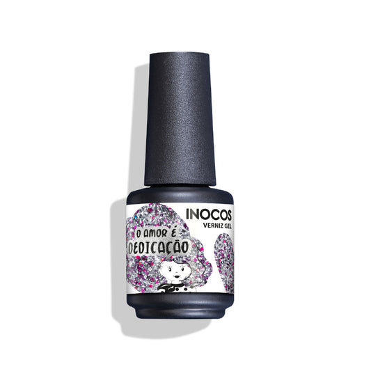Vernis gel INOCOS "O Amor é Dedicação" - 15ml