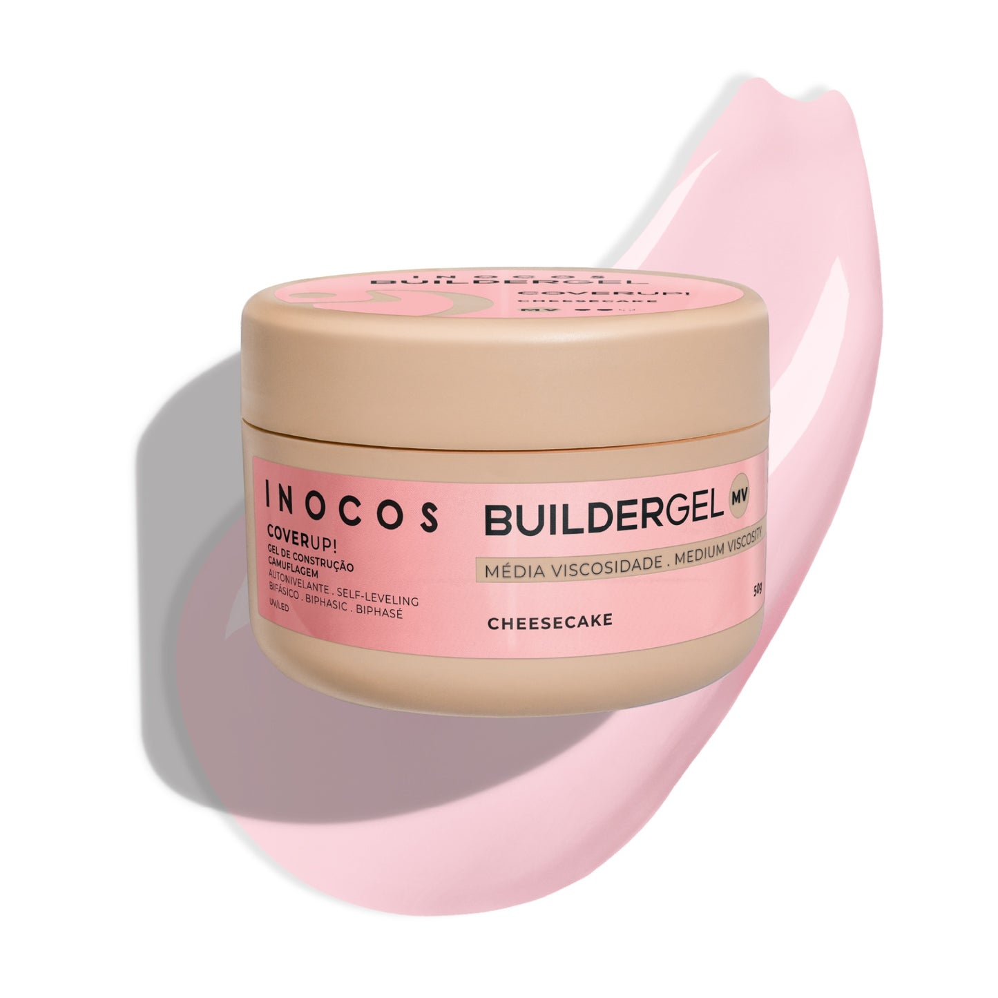 BUILDER GEL COVER UP CHEESECAKE VISCOSITÉ MOYENNE 50GR