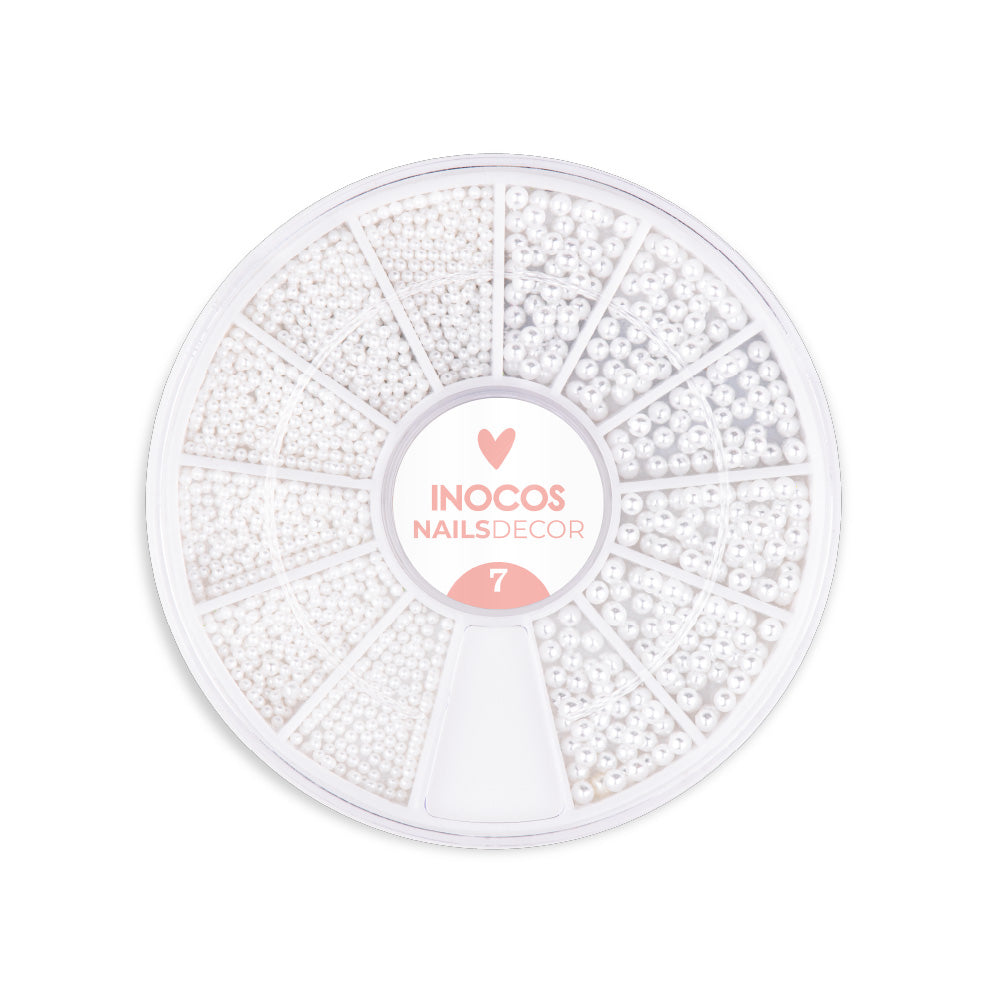 DÉCORATION POUR ONGLES INOCOS Nº7 PERLES