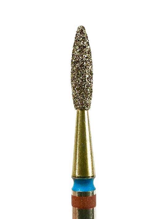 Double diamond carbide Golden Pro-Series 'Flame' Small