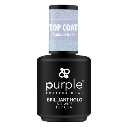 Top Coat Brillant Holo No Wipe - P163